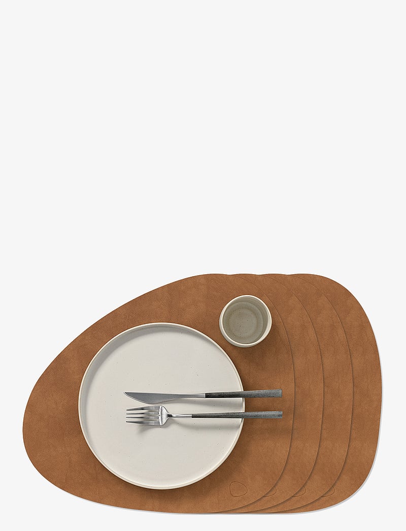 LIND DNA - 4-Set Table Mat Curve L Nupo - geschenke unter 100€ - nature - 0