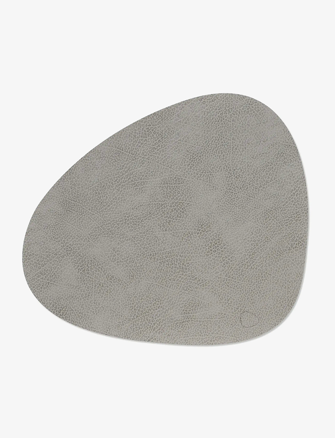 LIND DNA - 4-Set Table Mat Curve L Hippo - textilien - anthracite-grey - 1