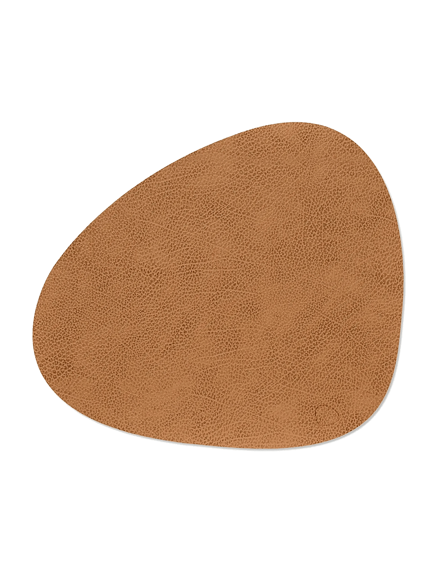 LIND DNA - 4-Set Table Mat Curve L Hippo - textilier - nature - 2