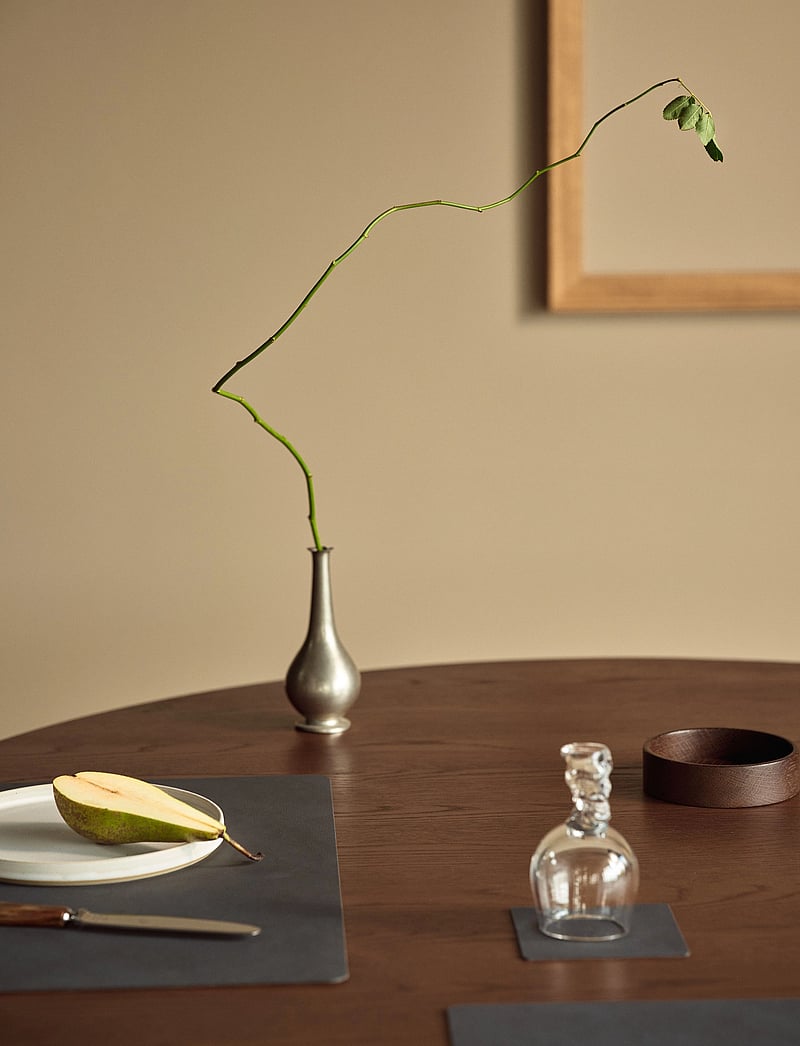 LIND DNA - 4-Set Table Mat Square L Nupo - köp efter pris - anthracite - 3