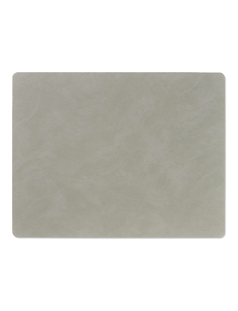 LIND DNA - 4-Set Table Mat Square L Nupo - textilien - light grey - 1