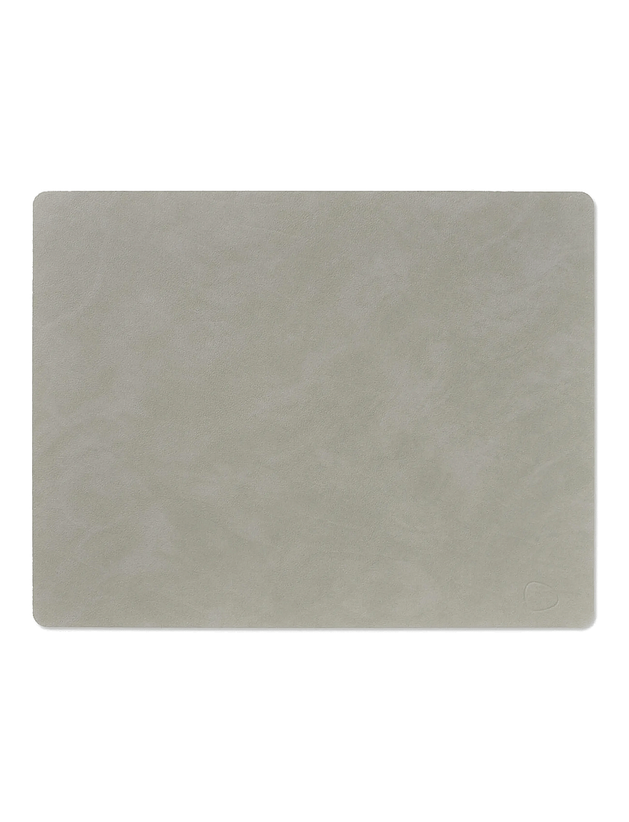 LIND DNA - 4-Set Table Mat Square L Nupo - textiles - light grey - 2