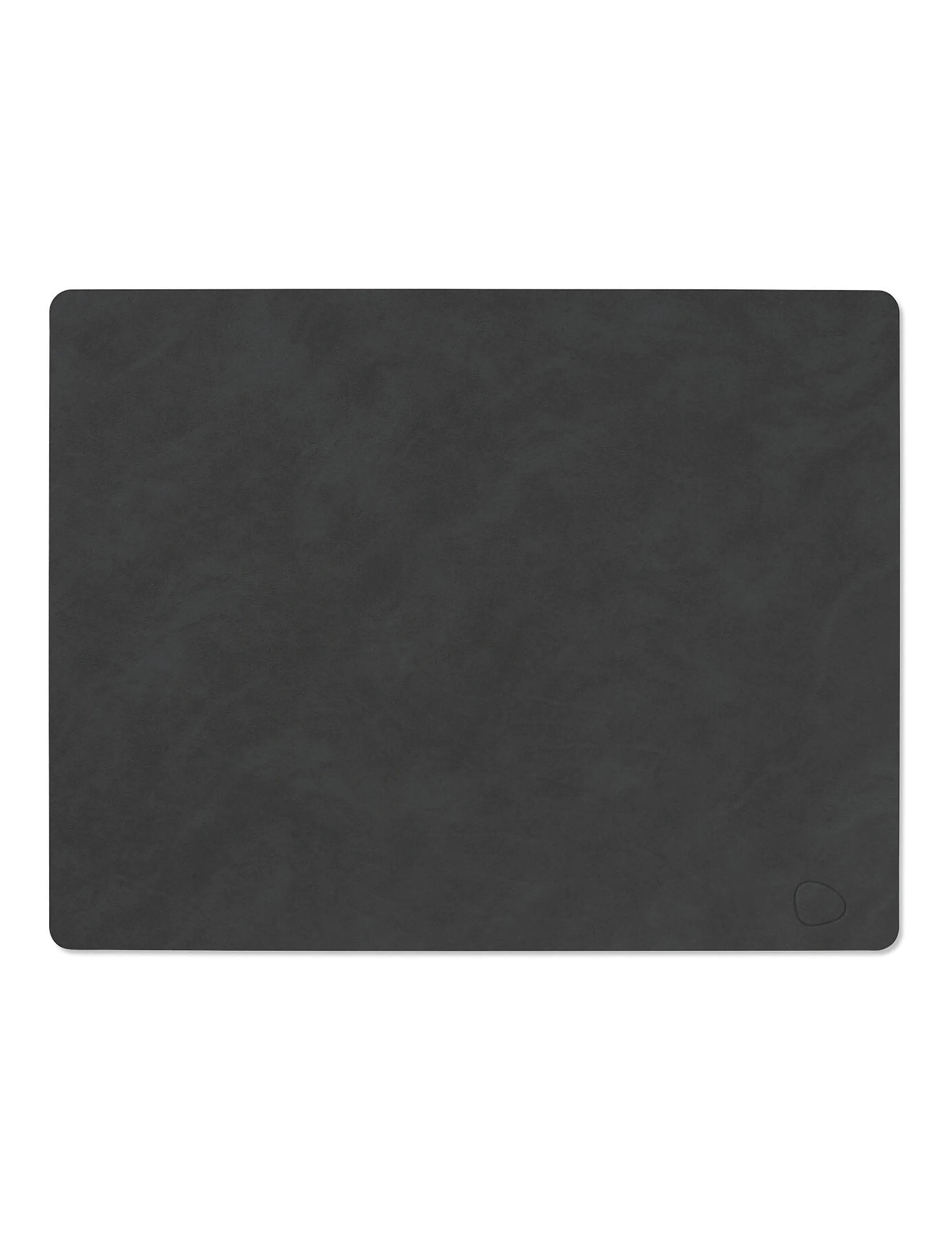 LIND DNA - 4-Set Table Mat Square L Nupo - tekstiilid - black - 1