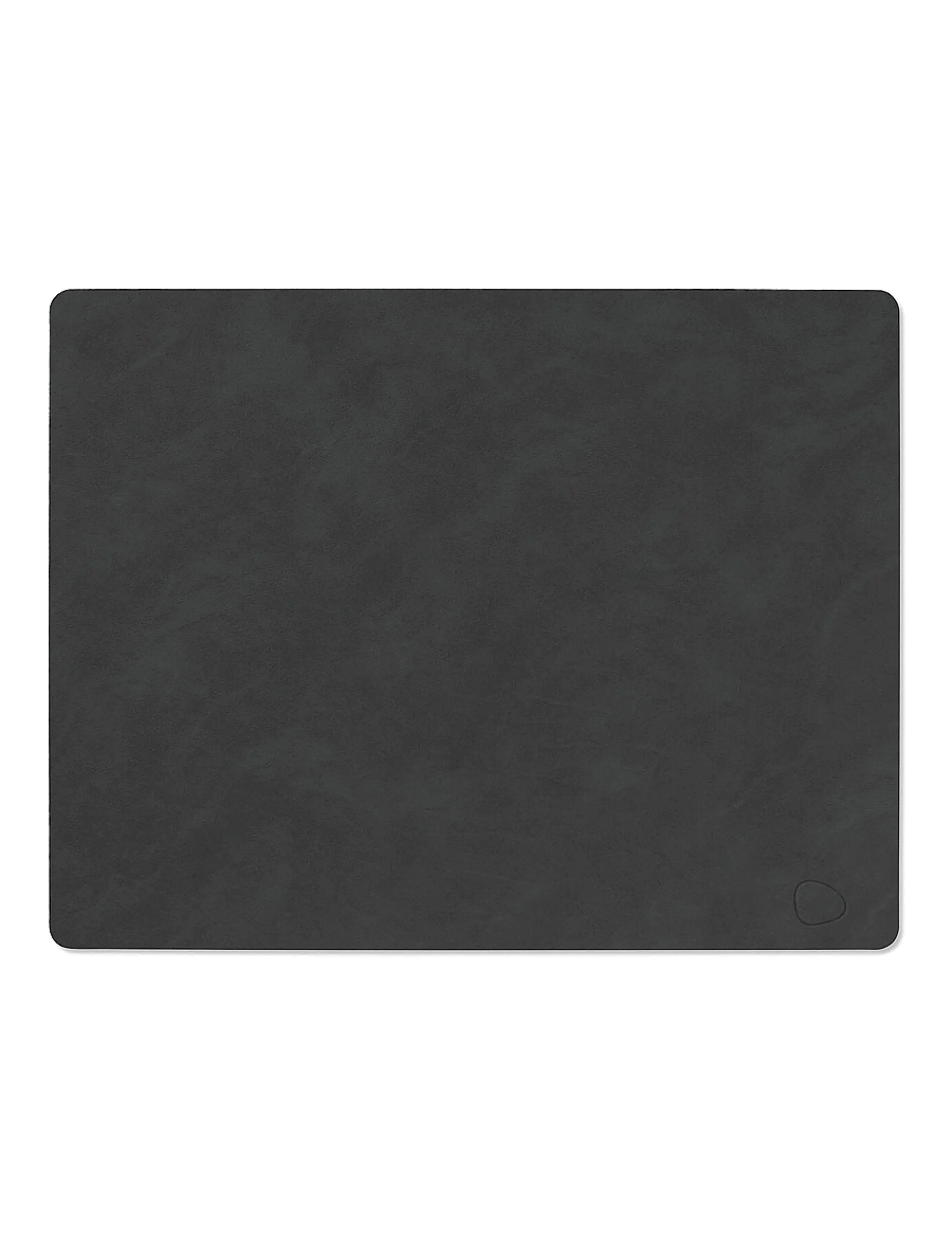 LIND DNA - 4-Set Table Mat Square L Nupo - tekstiilid - black - 1