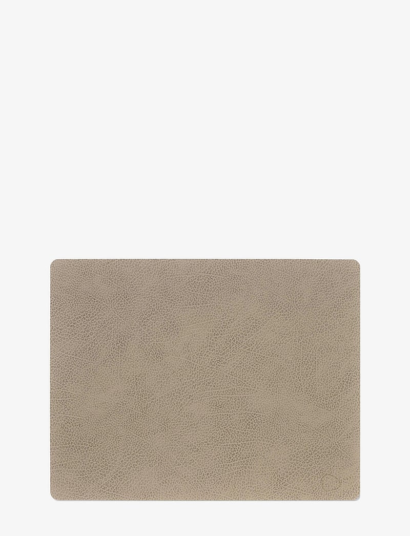 LIND DNA - 4-Set Table Mat Square L Hippo - geschenke unter chf 100 - warm grey - 1