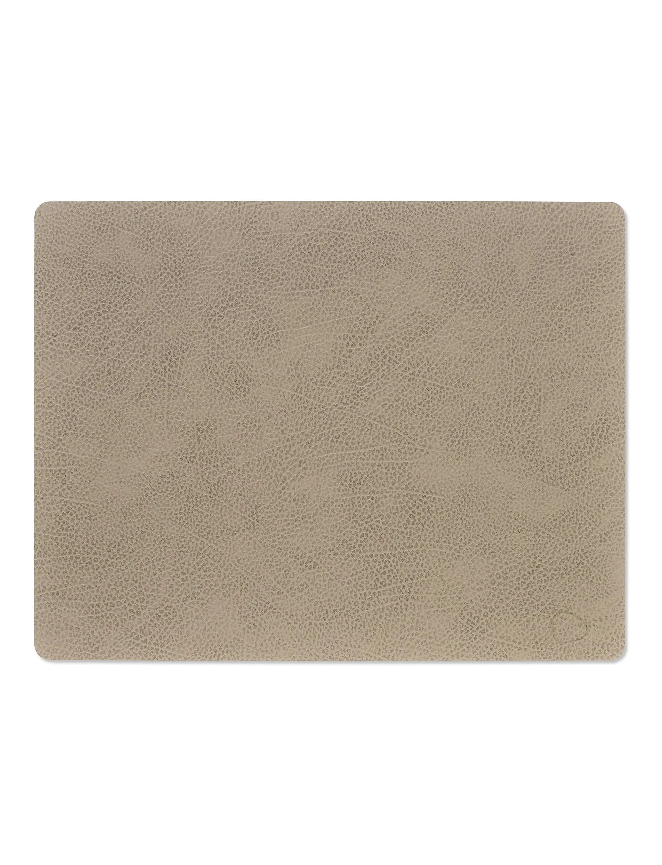 LIND DNA - 4-Set Table Mat Square L Hippo - platzdeckchen - warm grey - 1