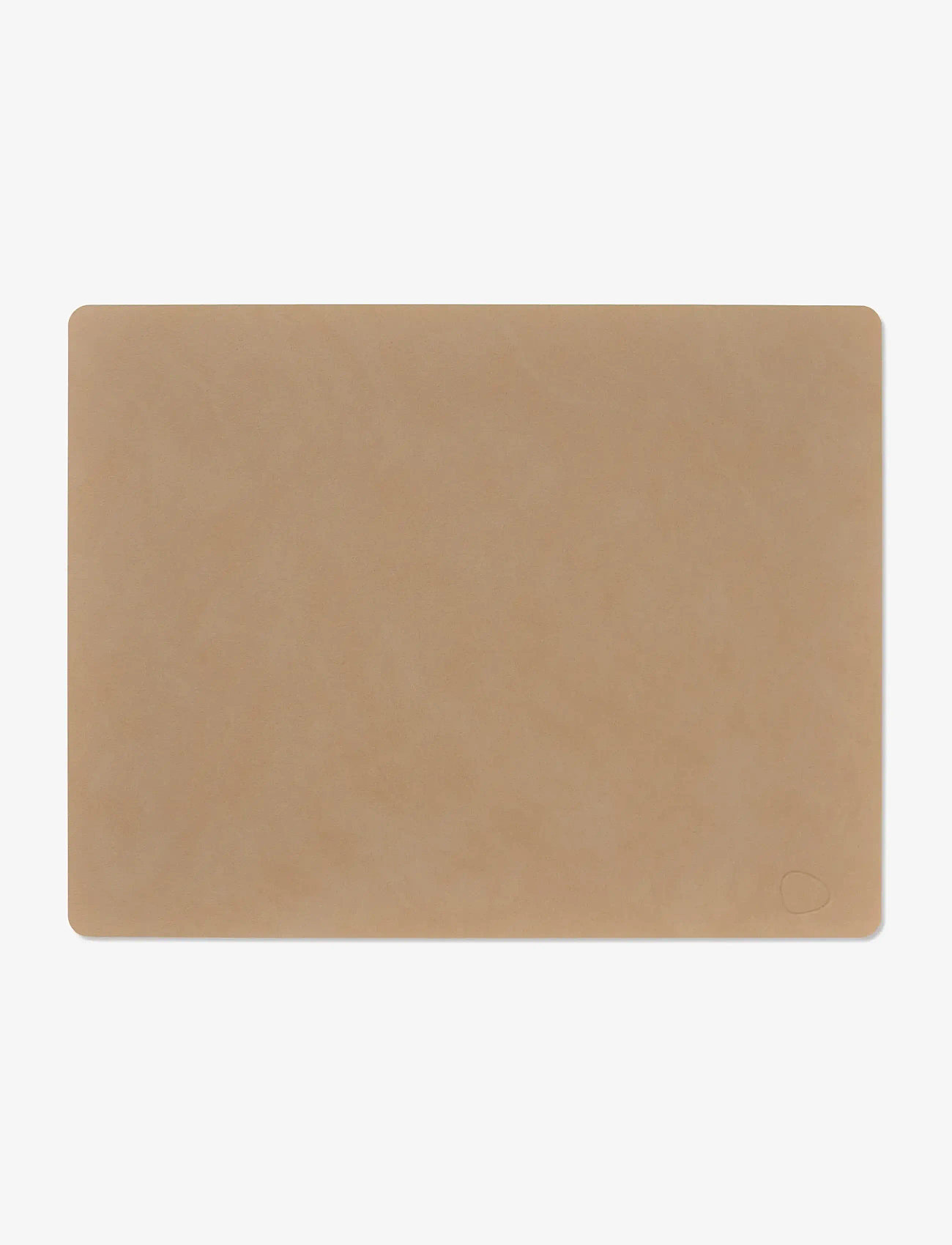 LIND DNA - 4-Set Table Mat Square L Nupo Nougat - dækkeservietter - nougat - 2