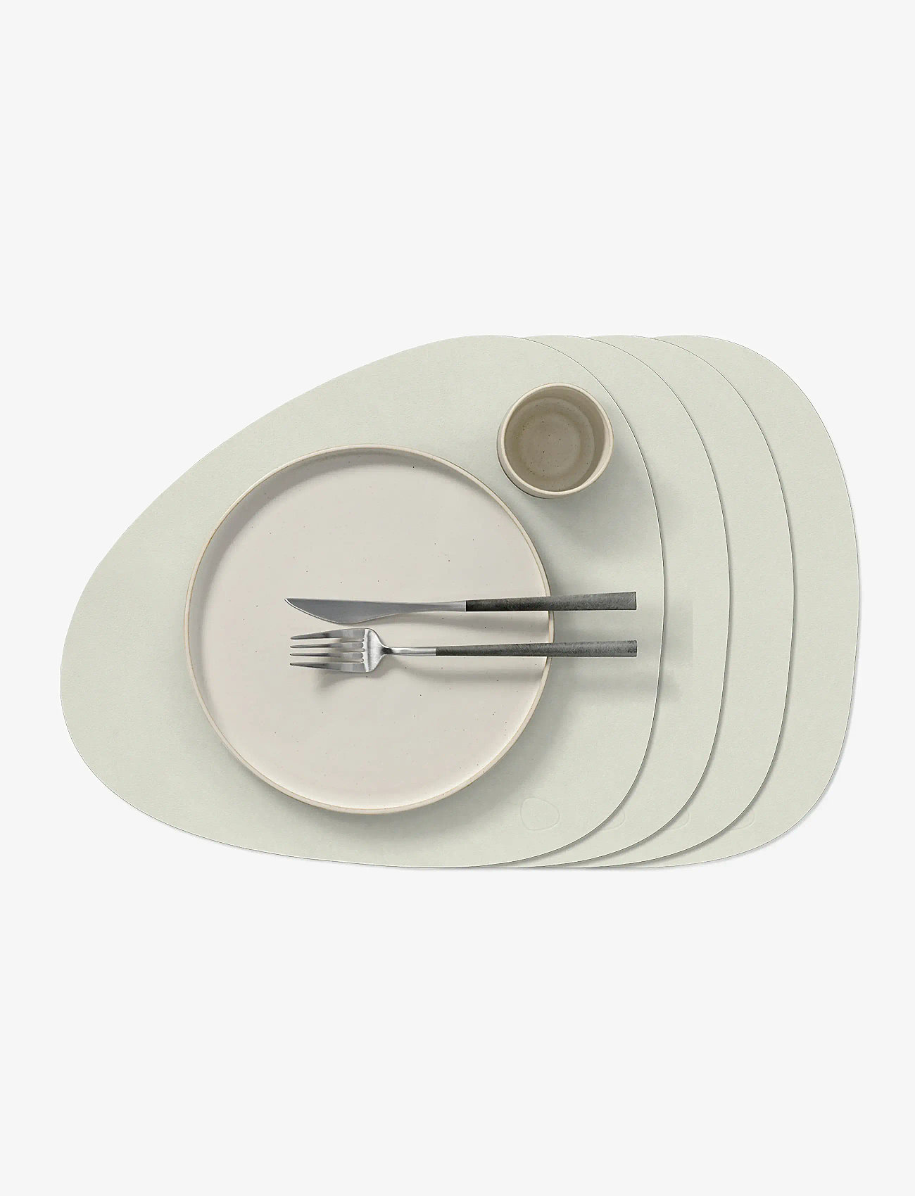 LIND DNA - 4-Set Table Mat Curve Nupo - gifts below 15000kr - linen - 0