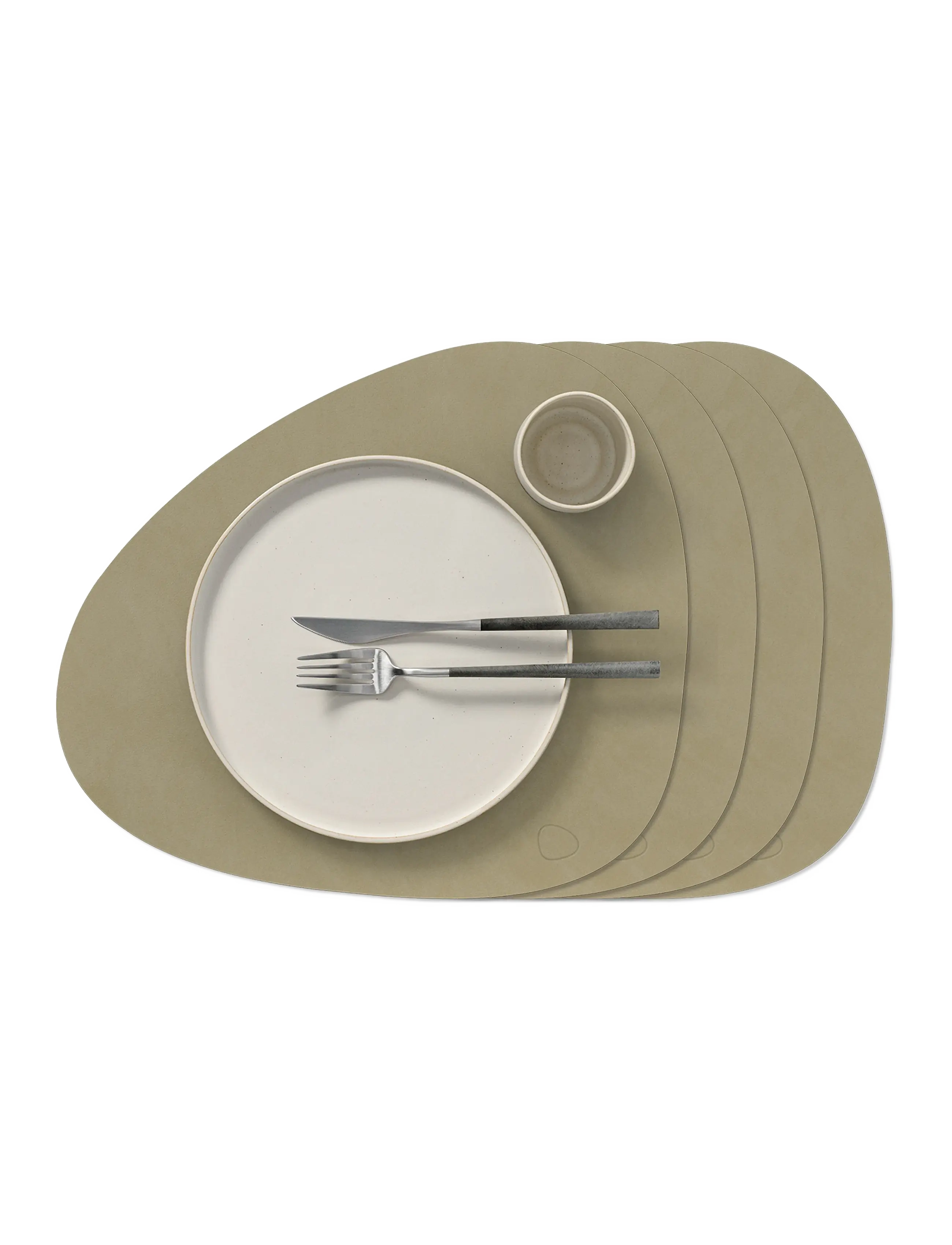 4-Set Table Mat Curve Nupo - HERBAL DUST