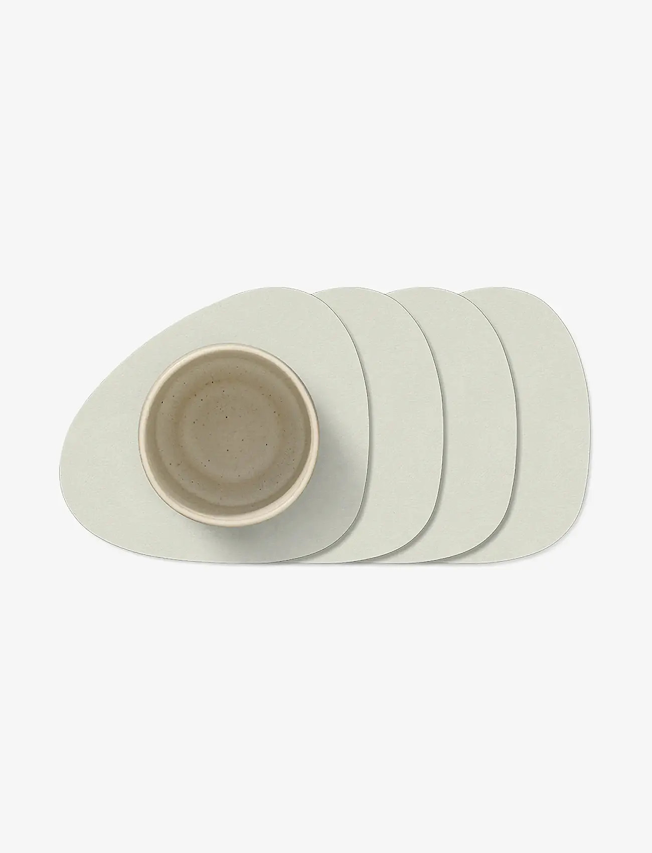 LIND DNA - 4-set Glass Mat Curve Nupo - shop by price - linen - 0