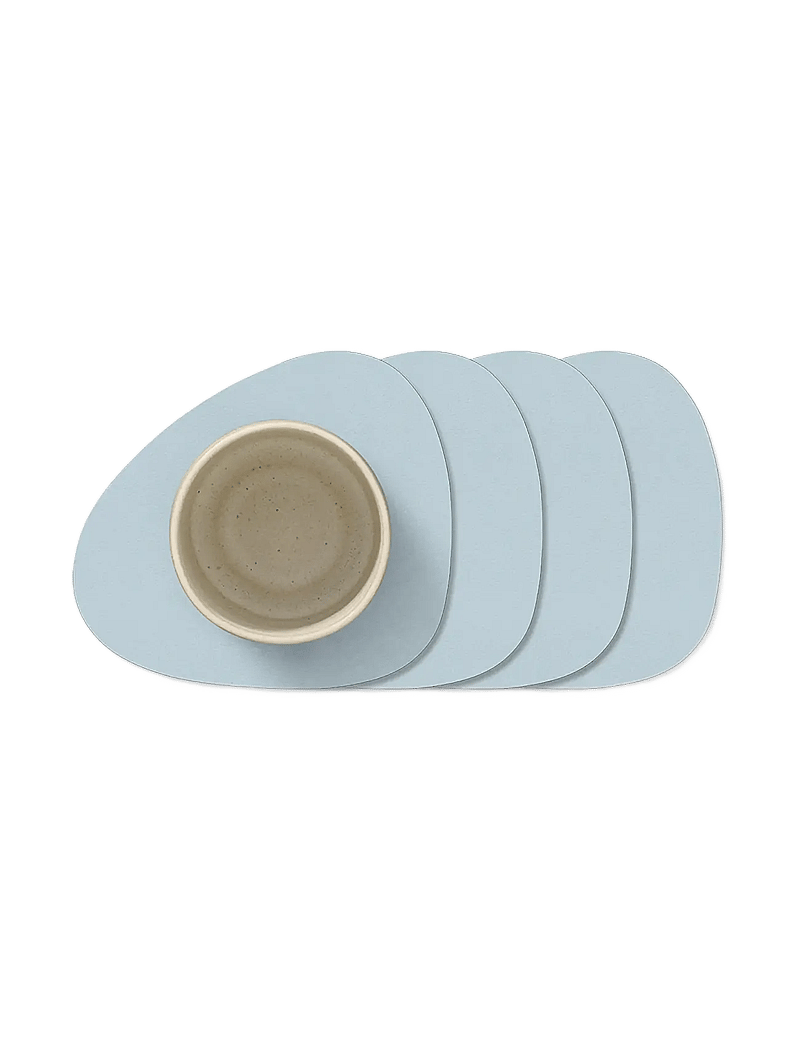 LIND DNA - 4-set Glass Mat Curve Nupo - shop by price - soft sky - 0