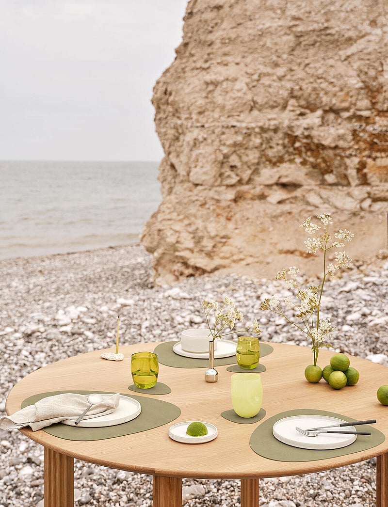 LIND DNA - 4-set Glass Mat Curve Nupo - servierzubehör - herbal dust - 2