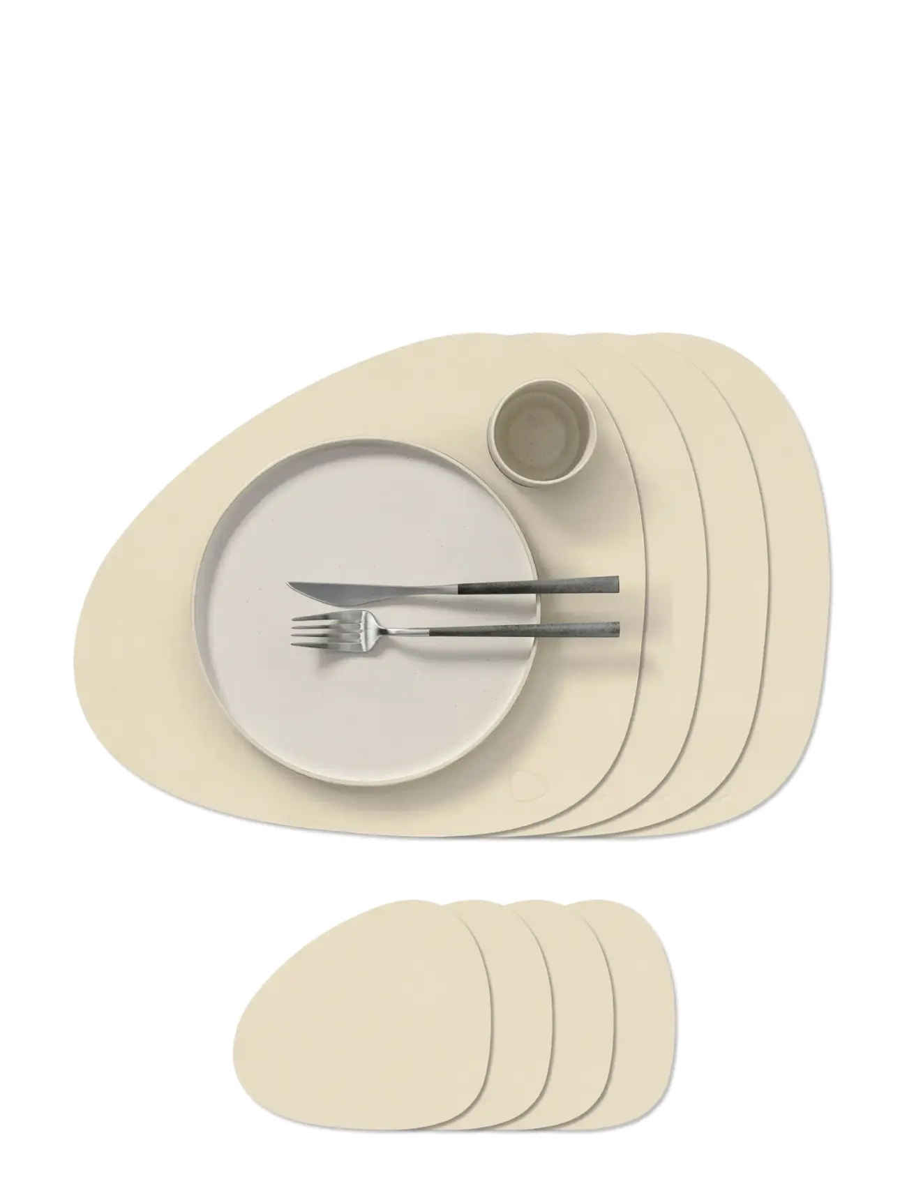 LIND DNA Gift Set Lind Dna Curve L Nupo Vanilla 4 Pcs - Placemats - VANILLA / cream