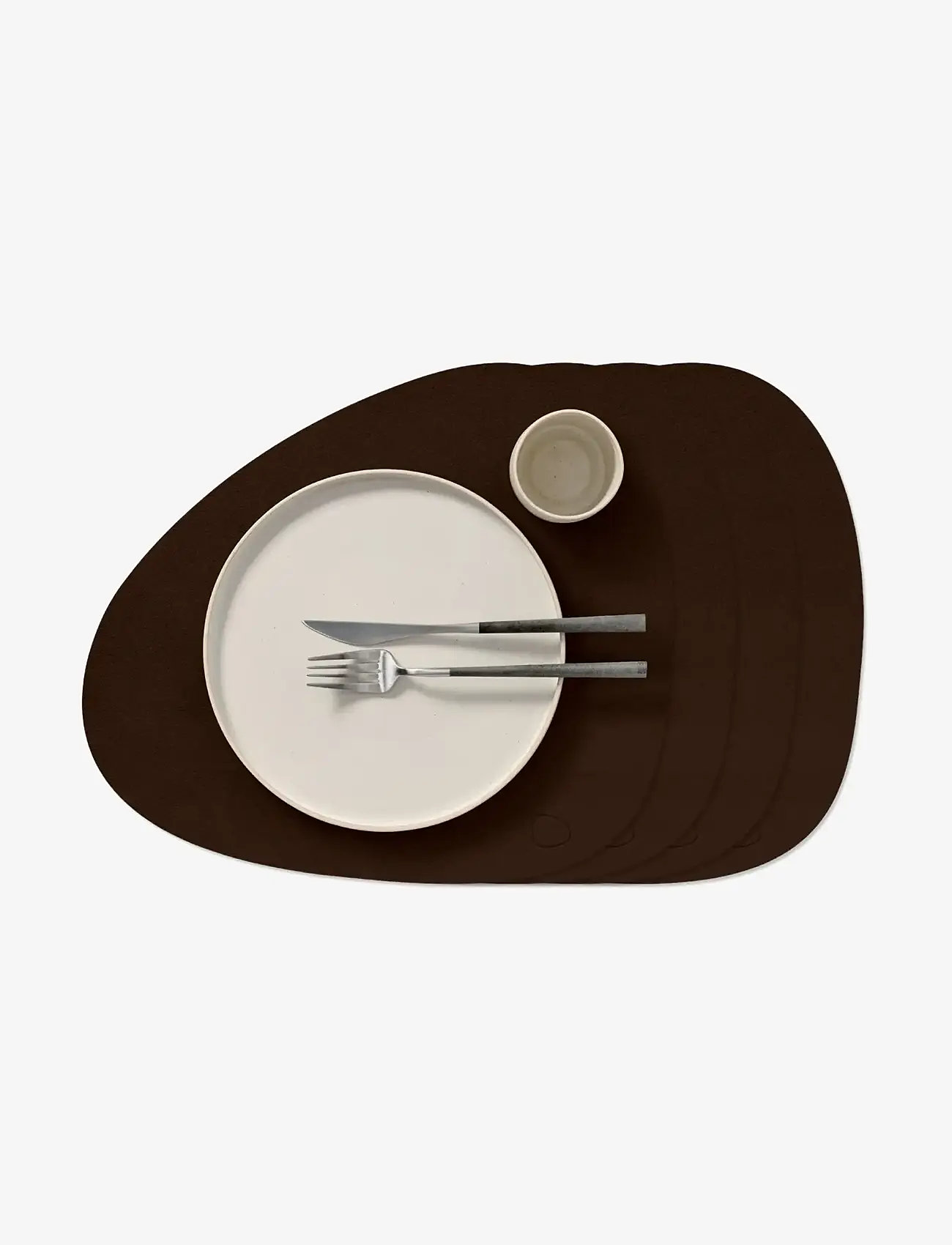 LIND DNA - 4-Set Table Mat Curve Nupo - geschenke unter chf 100 - hazel - 0