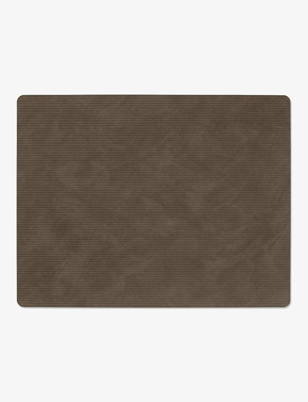 LIND DNA - 4-Set Table Mat Square L Corduroy - geschenke unter chf 100 - caviar - 1
