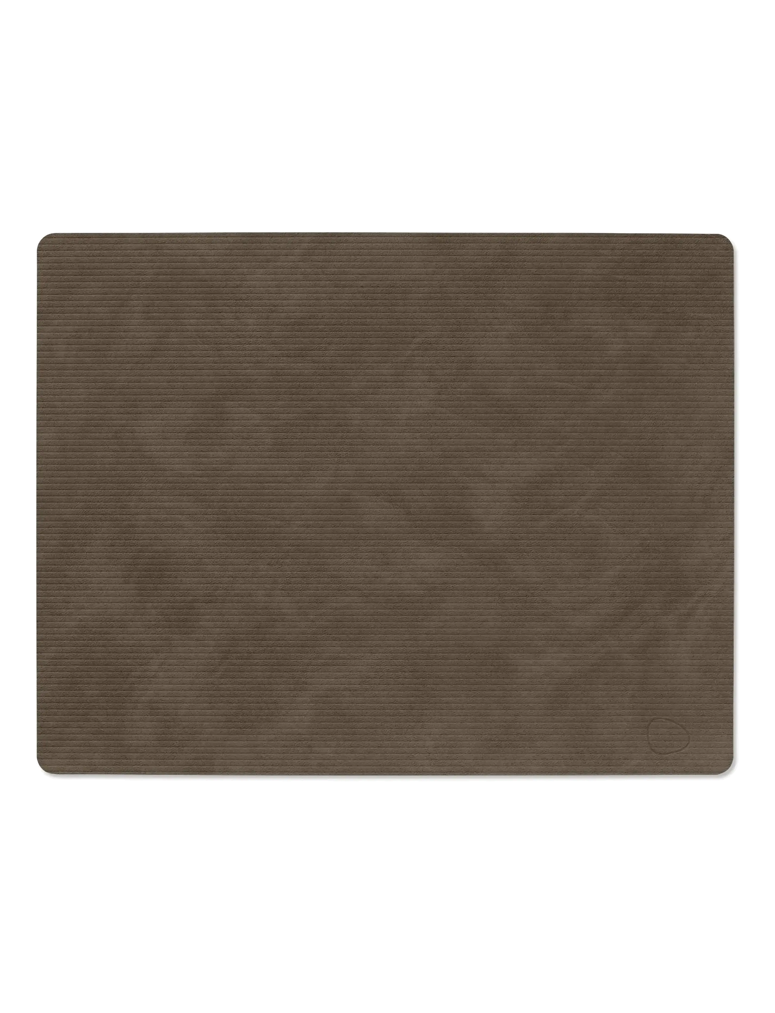 LIND DNA - 4-Set Table Mat Square L Corduroy - tekstiler - caviar - 2
