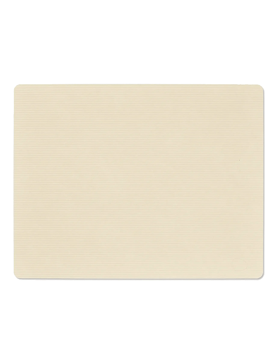LIND DNA - 4-Set Table Mat Square L Corduroy - tekstiilid - vanilla - 2
