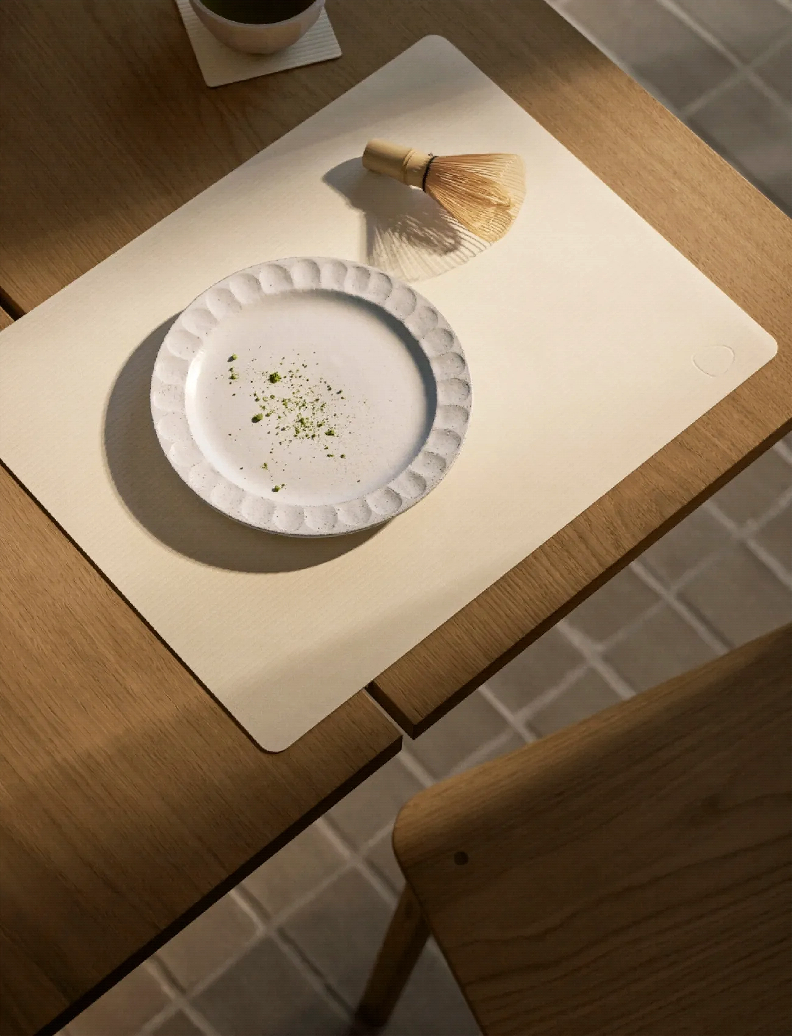LIND DNA 4-Set Table Mat Square L Corduroy, 35X45 cm, Cream, Tableware > Placemats, Unisex