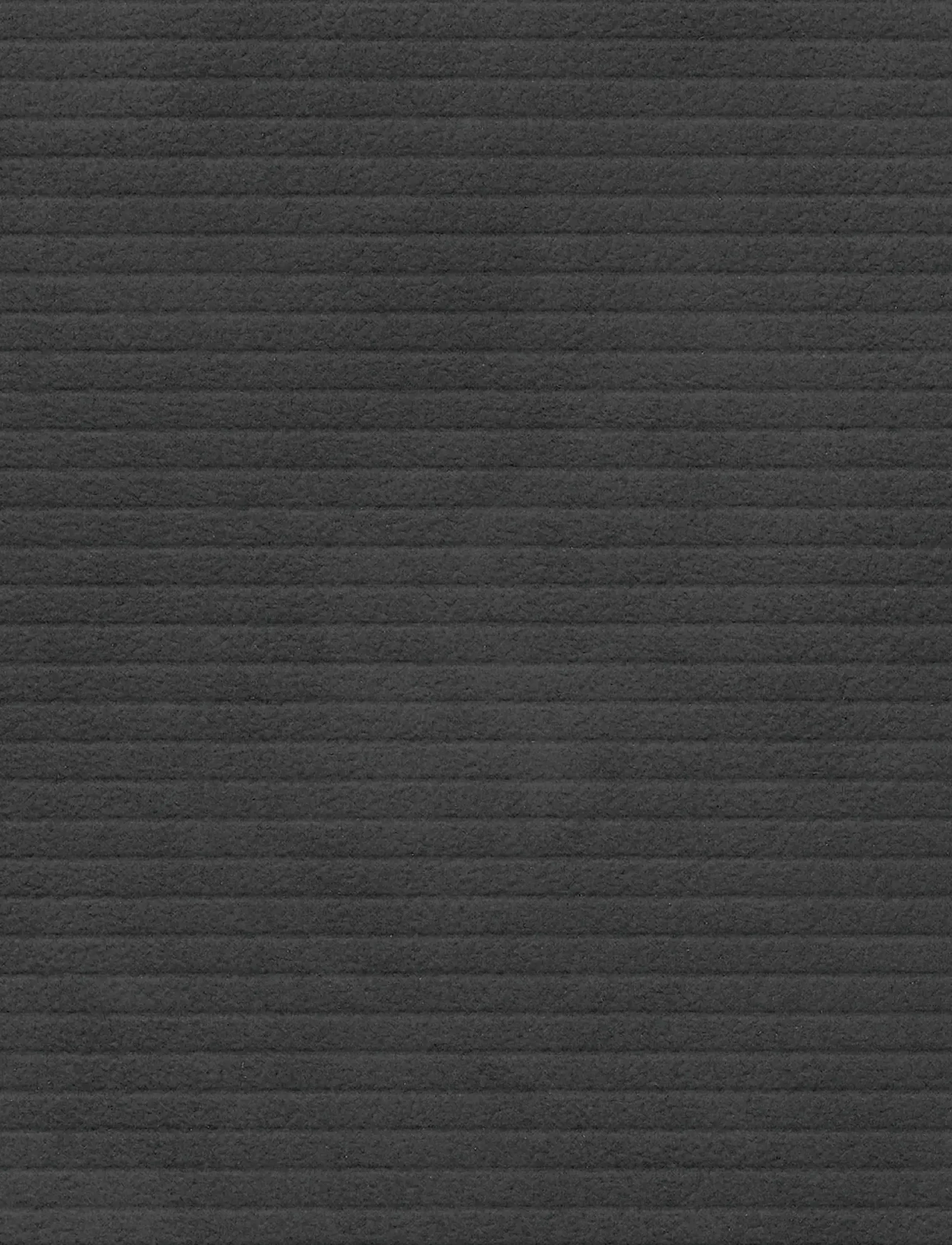 LIND DNA - 4-Set Table Mat Curve L Corduroy - textilien - black - 3