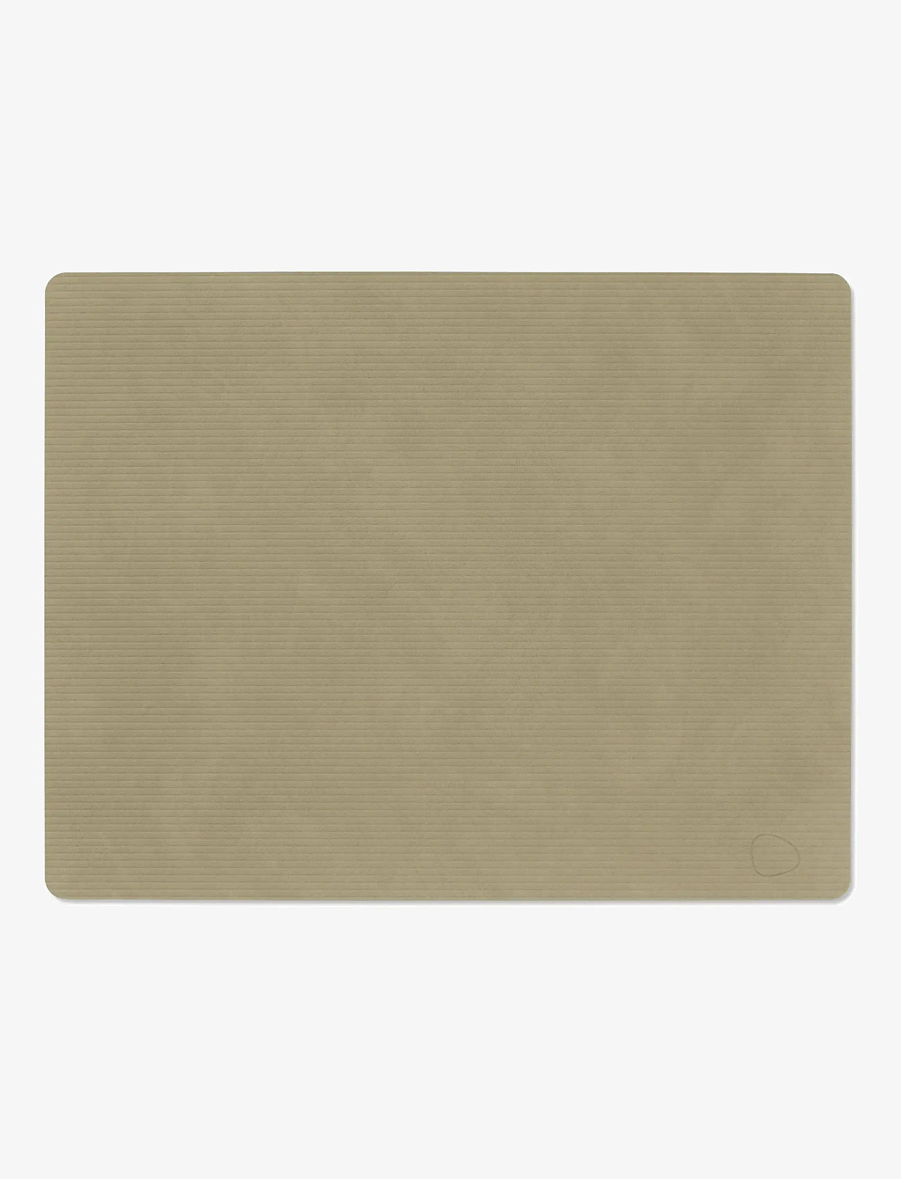 LIND DNA - 4-Set Table Mat Square L Corduroy - geschenke unter 100€ - herbal dust - 1