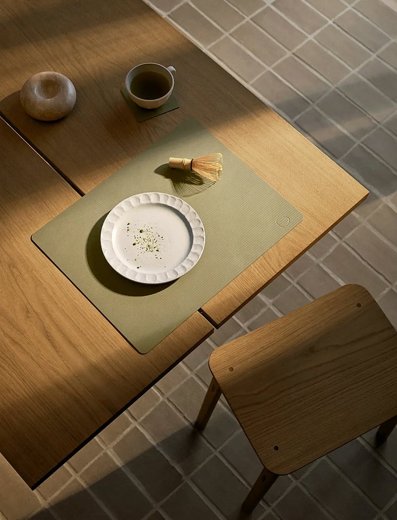 LIND DNA - 4-Set Table Mat Square L Corduroy - köp efter pris - herbal dust - 3