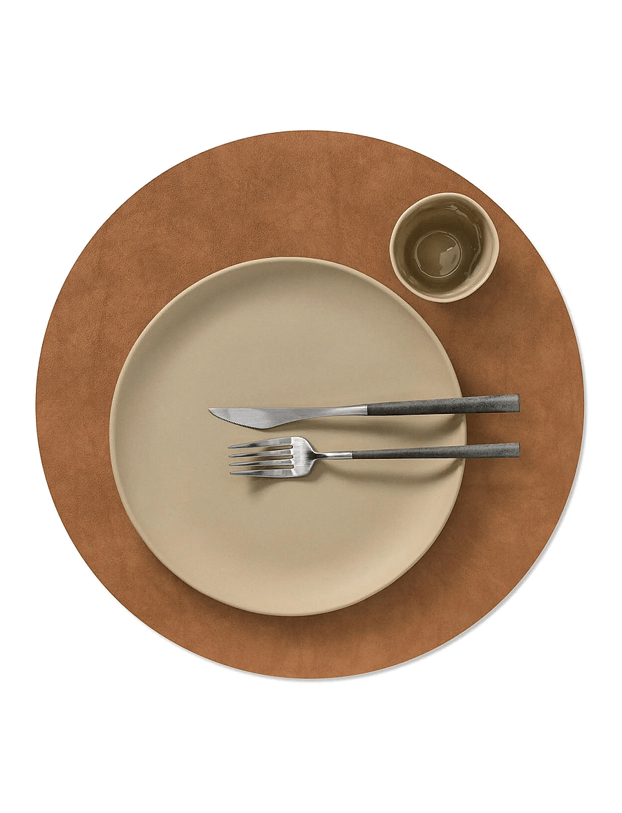 LIND DNA - 4-Set Table Mat Circle L Nupo - platzdeckchen - nature - 2