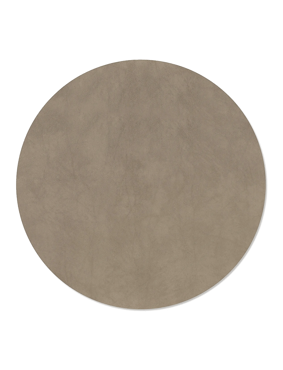 LIND DNA - 4-Set Table Mat Circle L Nupo - taldrikualused - nomad grey - 1