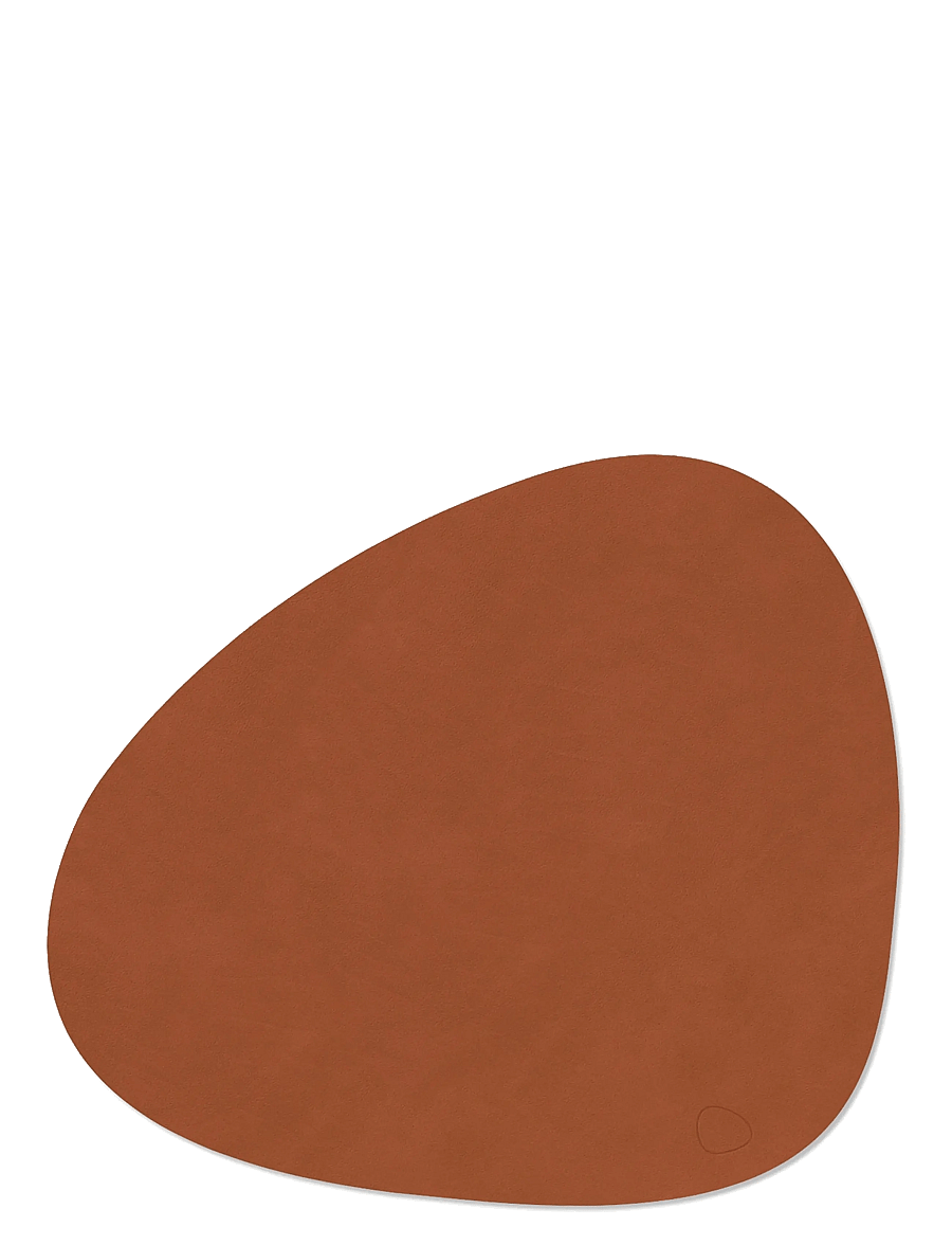 LIND DNA - 4-Set Table Mat Curve L Nupo Rust - platzdeckchen - rust - 2