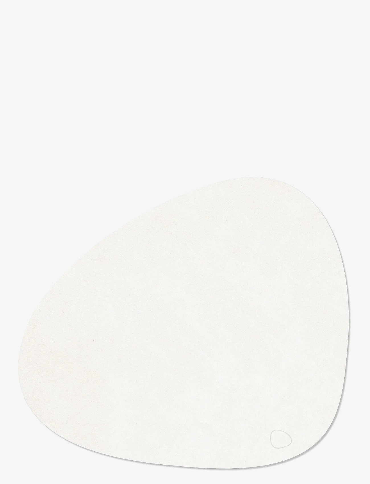 LIND DNA - 4-Set Table Mat Curve L Nupo Pure White - dækkeservietter - pure white - 2