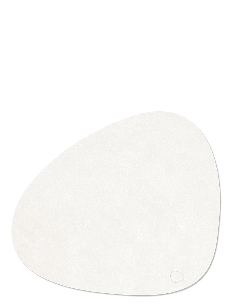 LIND DNA - 4-Set Table Mat Curve L Nupo Pure White - dækkeservietter - pure white - 2