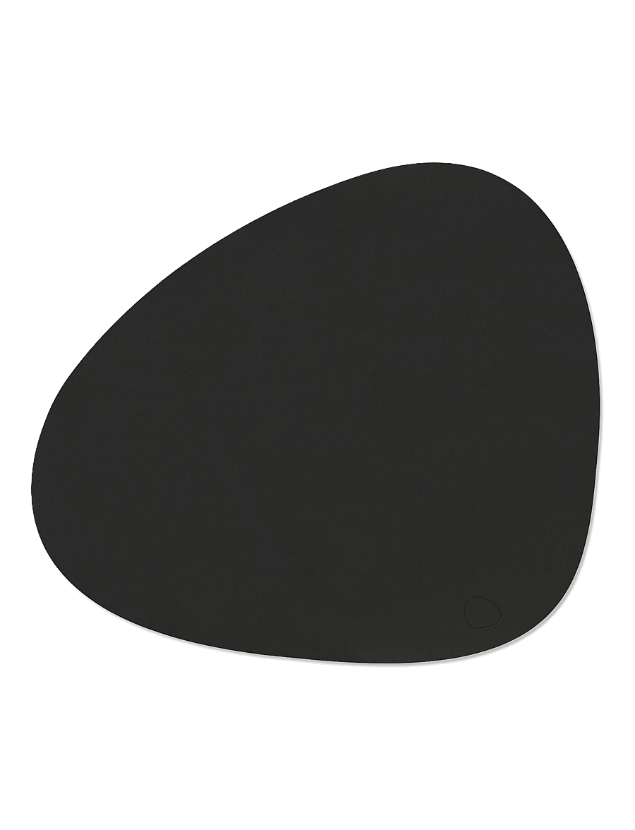 LIND DNA - 4-Set Table Mat Curve L Nupo Black Ink - platzdeckchen - black ink - 2
