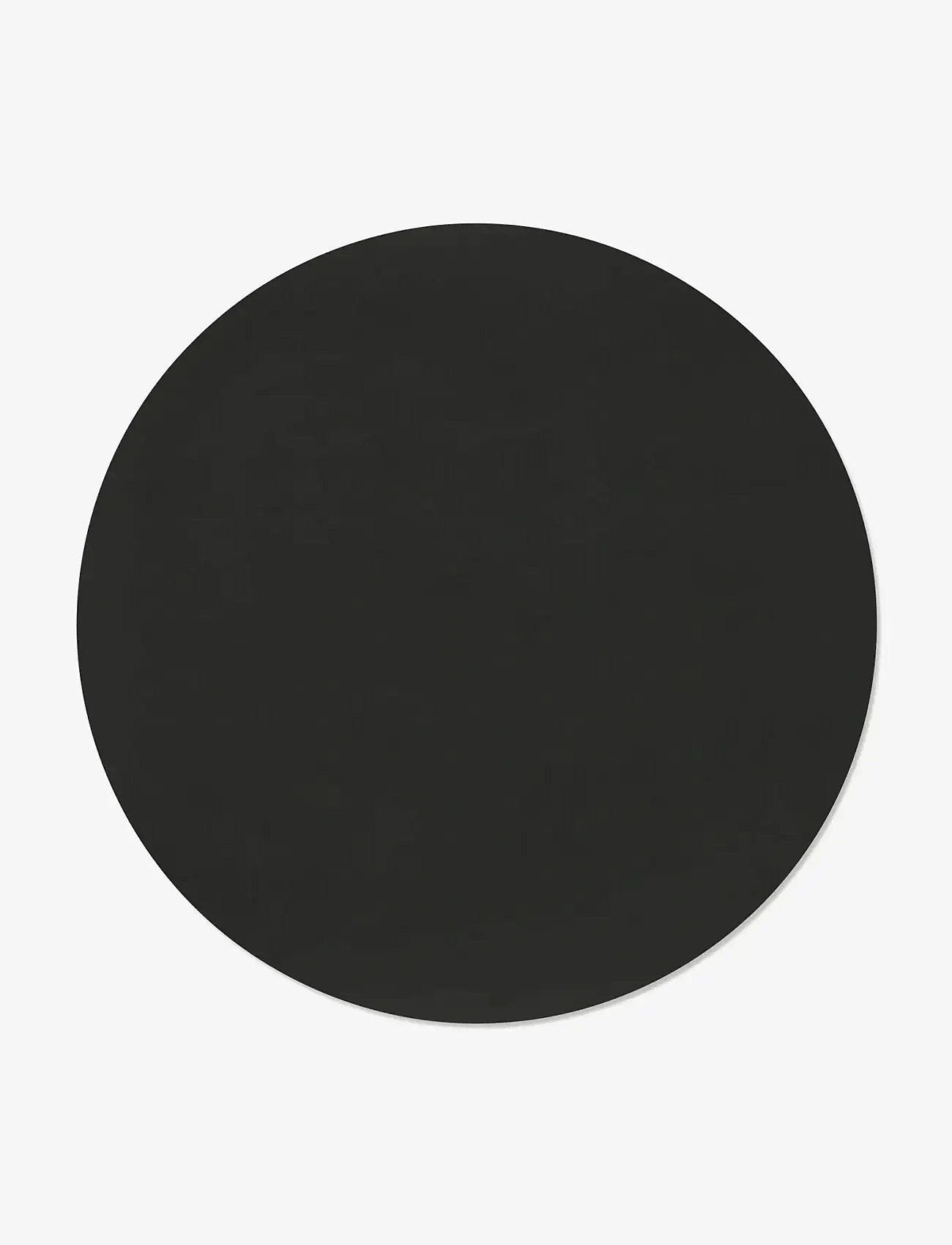 LIND DNA - 4-Set Table Mat Circle L Nupo Black Ink - placemats - black ink - 2