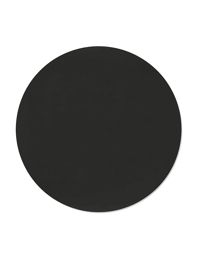 LIND DNA - 4-Set Table Mat Circle L Nupo Black Ink - taldrikualused - black ink - 2