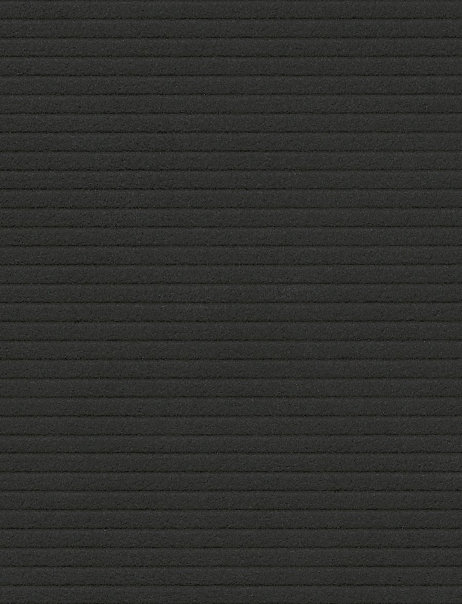 LIND DNA - 4-Set Table Mat Circle L Corduroy Black Ink - taldrikualused - black ink - 3