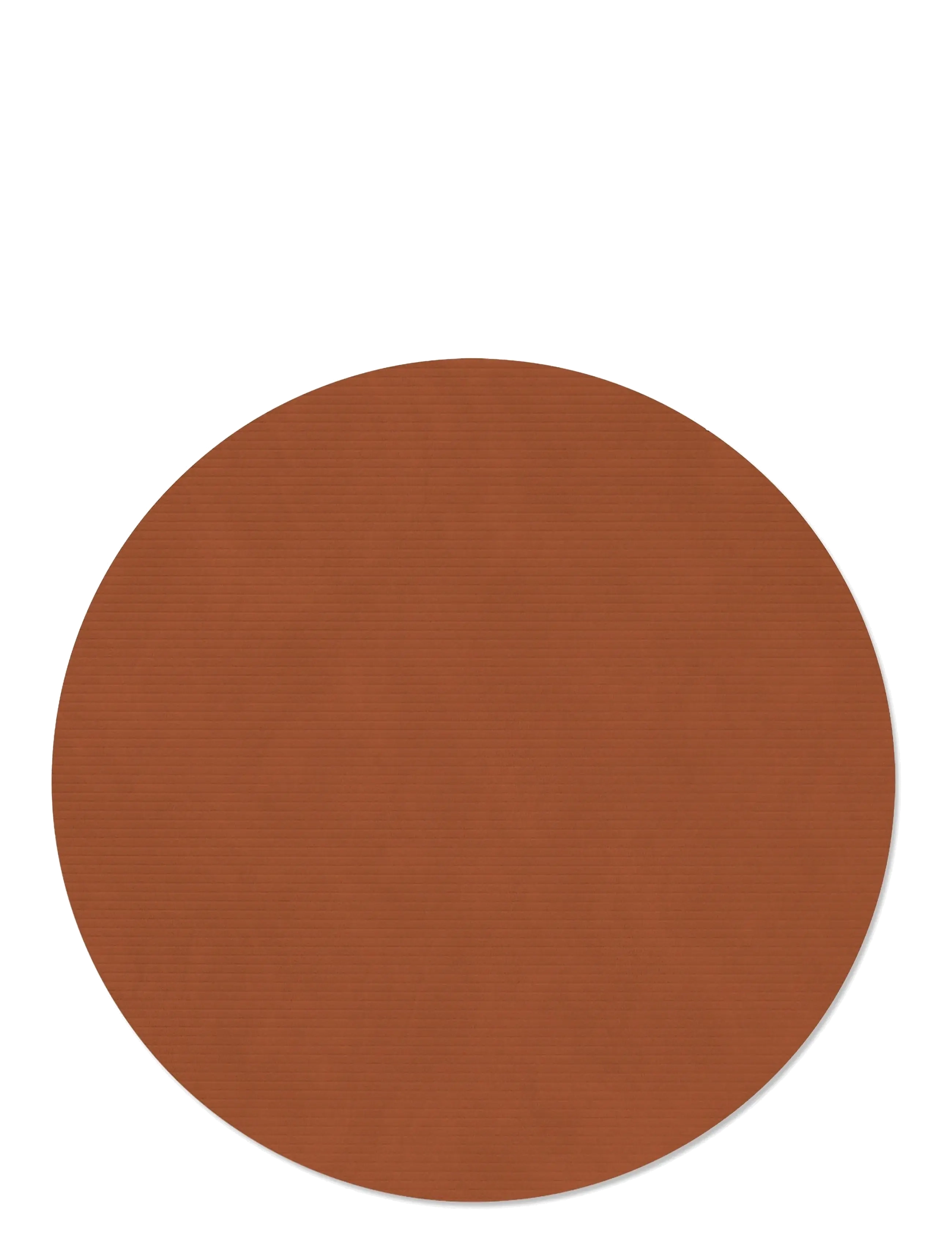 LIND DNA - 4-Set Table Mat Circle L Corduroy Rust - taldrikualused - corduroy rust - 1