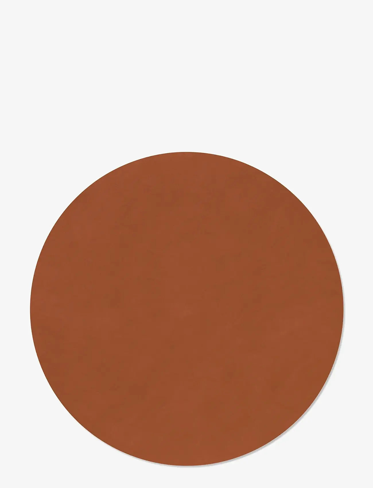 LIND DNA - 4-Set Table Mat Circle L Nupo Rust - dækkeservietter - rust - 2