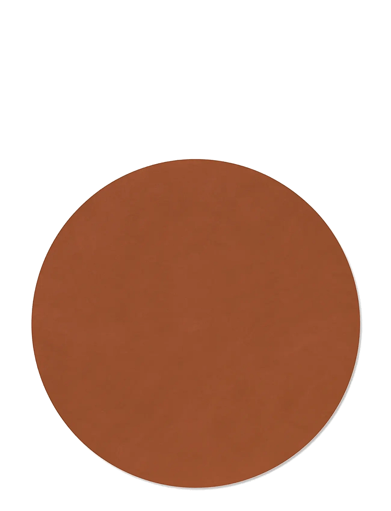 LIND DNA - 4-Set Table Mat Circle L Nupo Rust - platzdeckchen - rust - 2