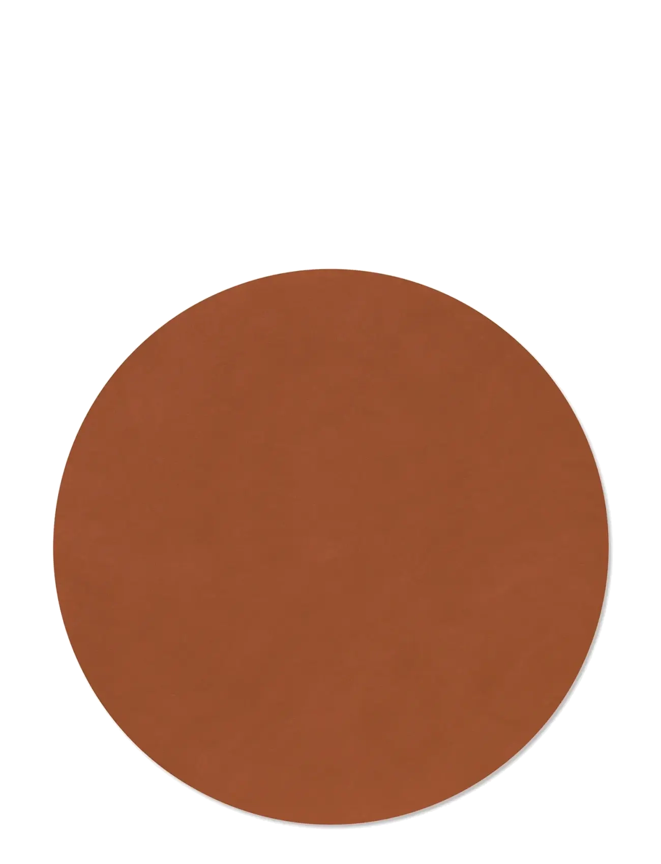 LIND DNA - 4-Set Table Mat Circle L Nupo Rust - placemats - rust - 2
