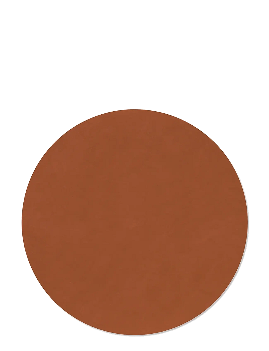 LIND DNA - 4-Set Table Mat Circle L Nupo Rust - platzdeckchen - rust - 2