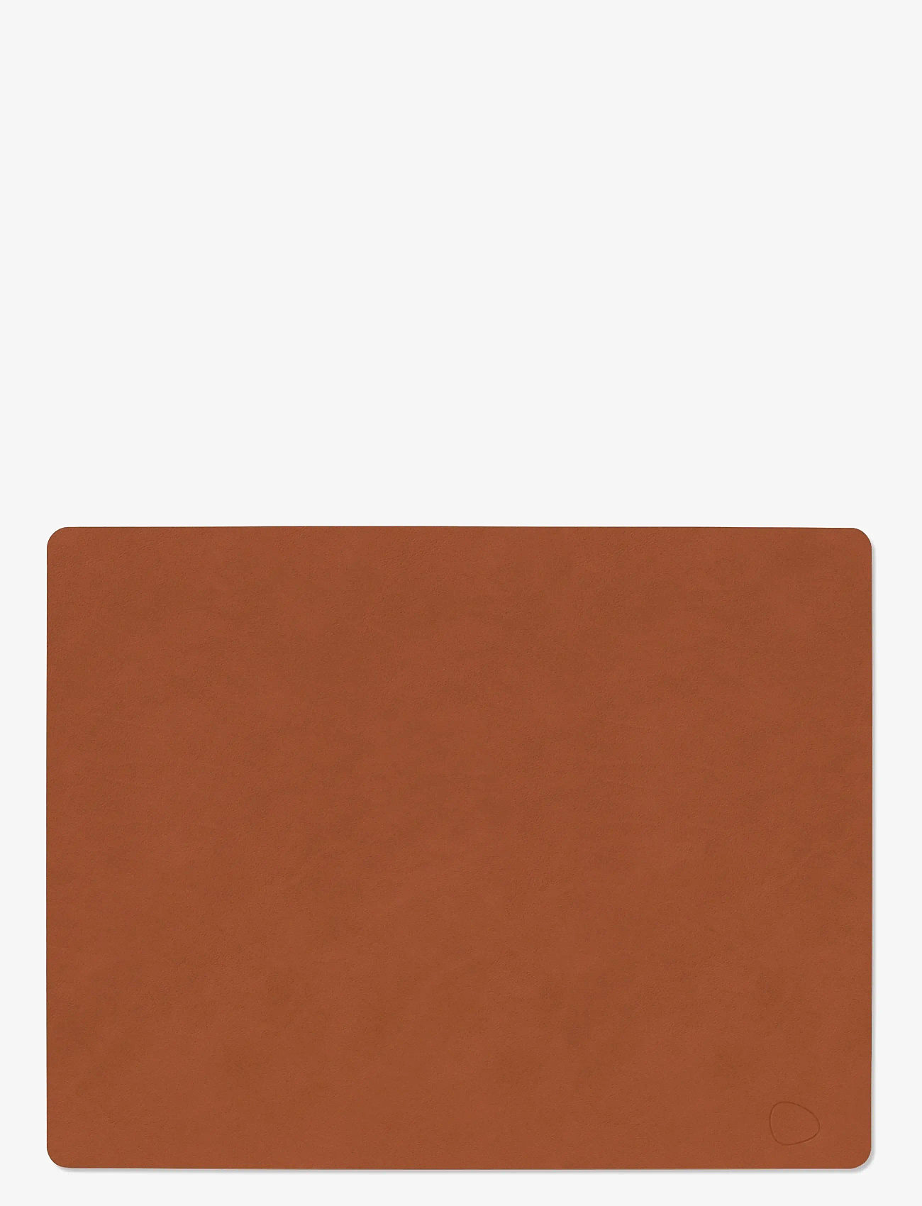 LIND DNA - 4-Set Table Mat Square L Nupo Rust - dækkeservietter - nupo rust - 1