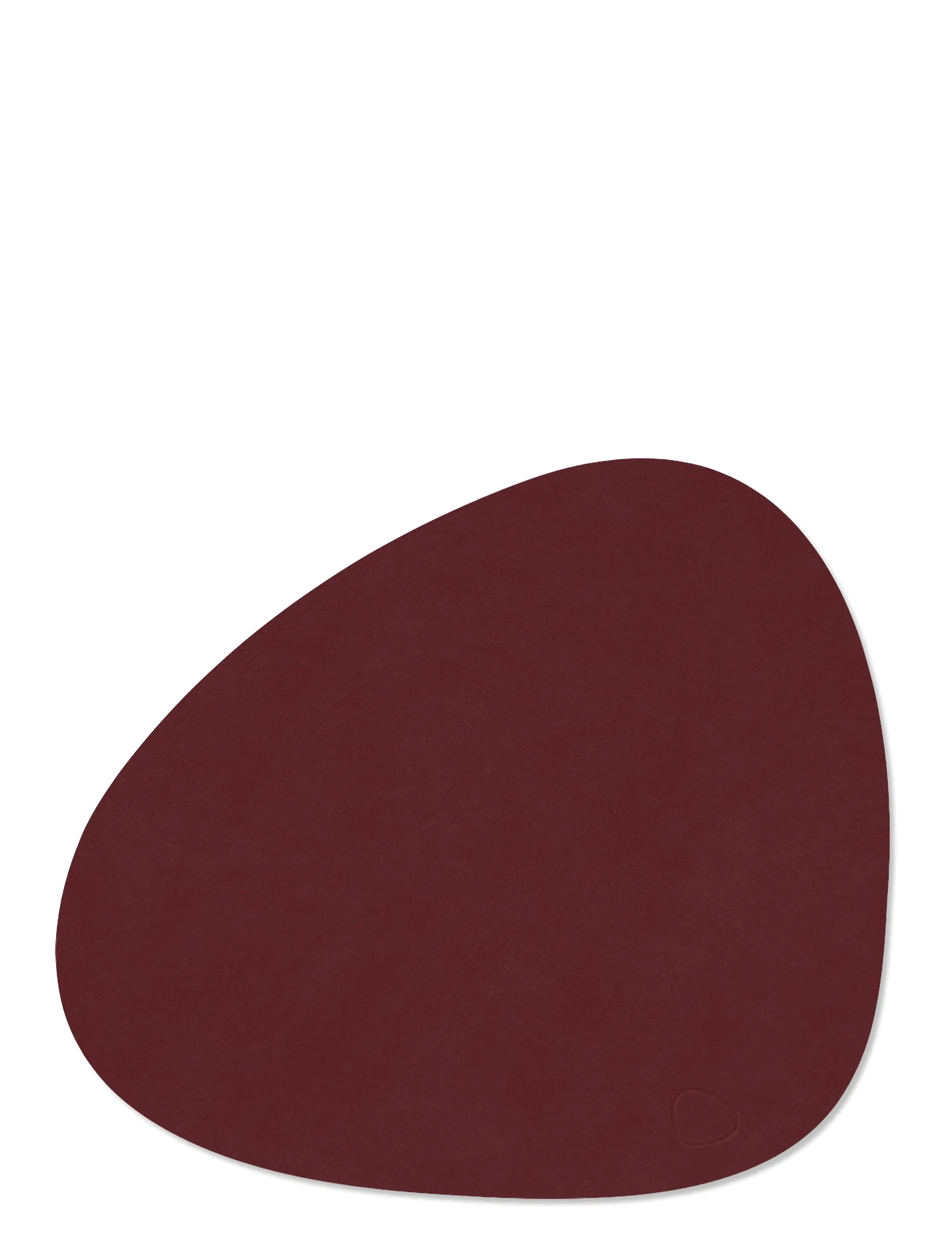 LIND DNA - 4-Set Table Mat Curve L Nupo Burgundy - platzdeckchen - burgundy - 2