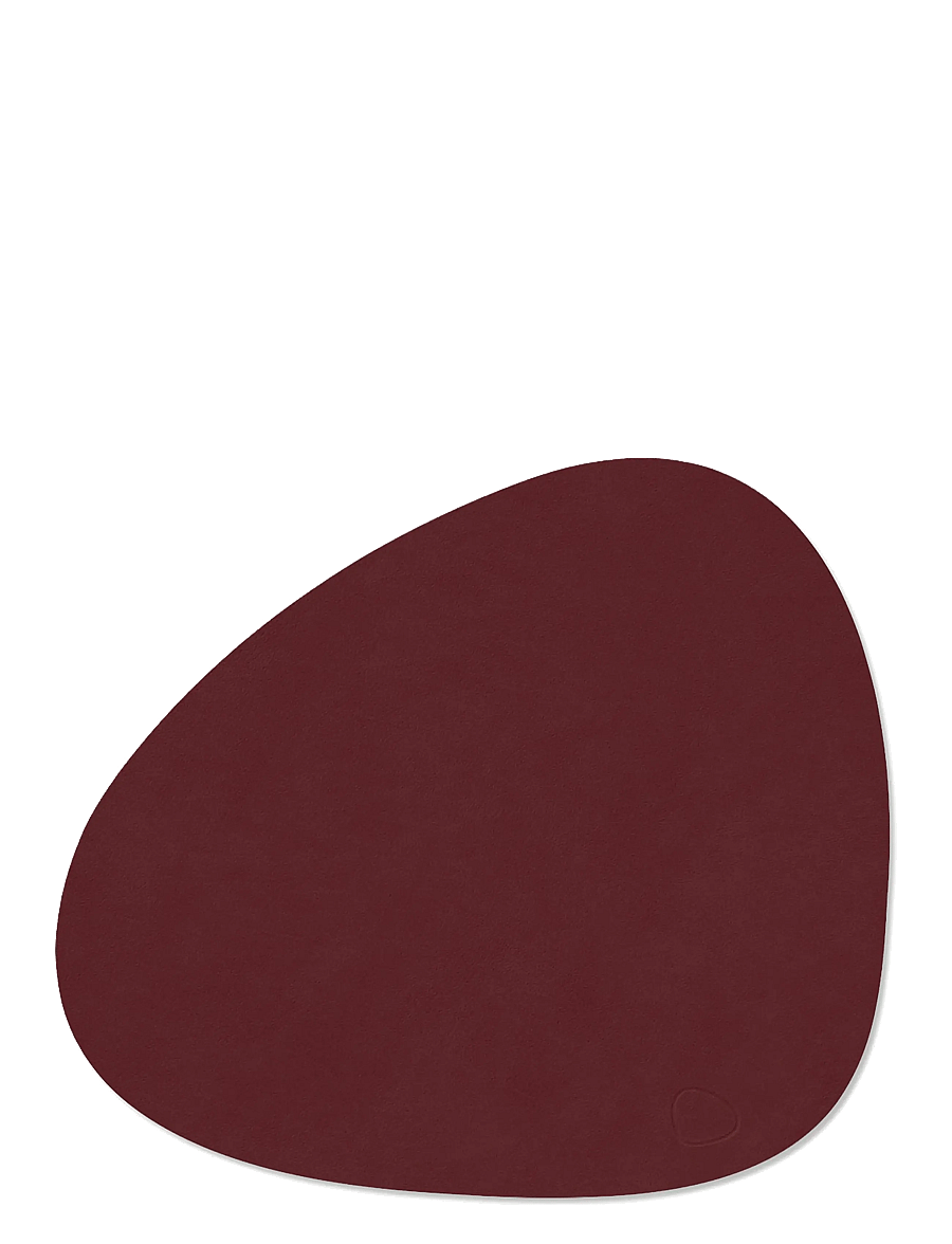 LIND DNA - 4-Set Table Mat Curve L Nupo Burgundy - platzdeckchen - burgundy - 2