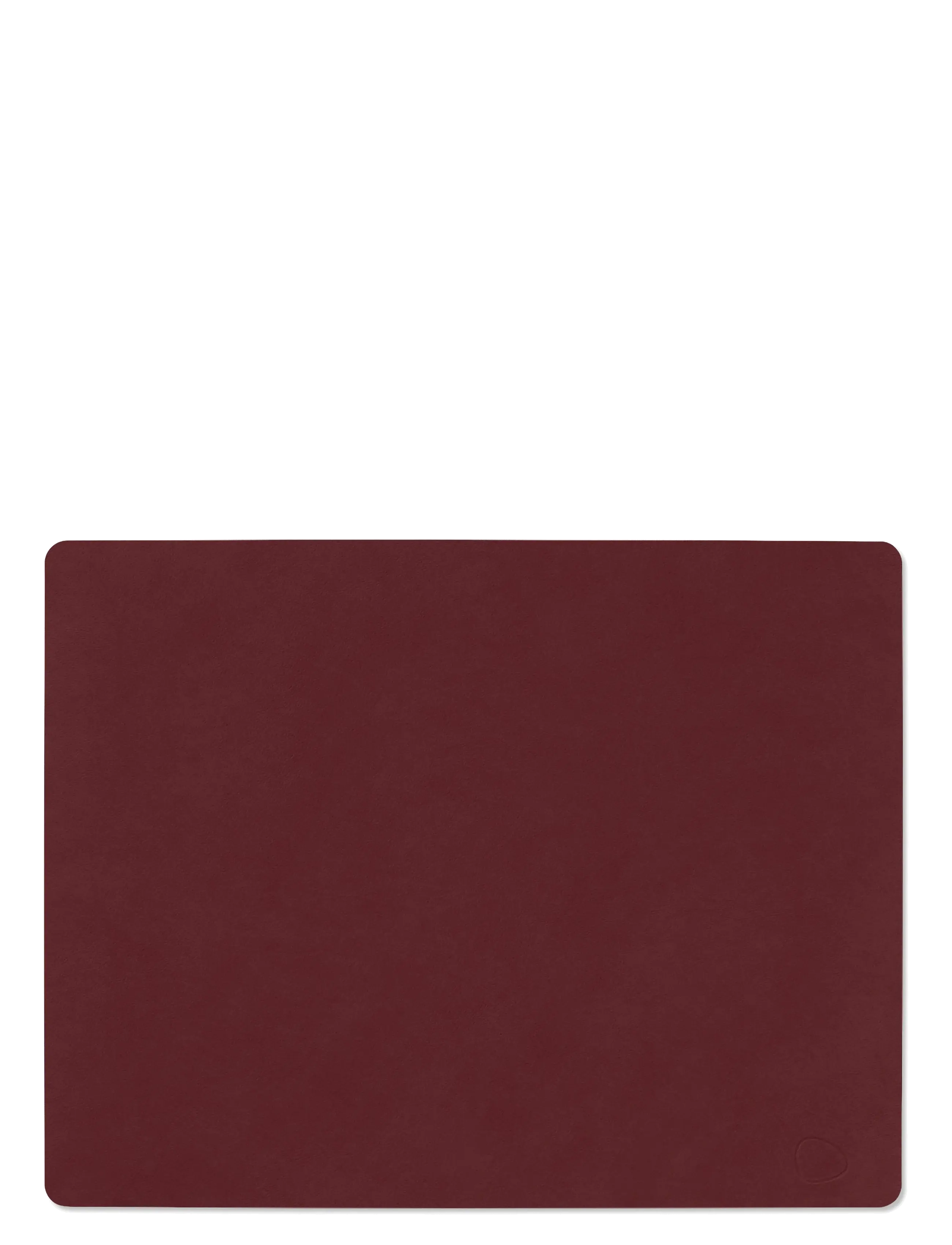 LIND DNA - 4-Set Table Mat Square L Nupo Burgundy - platzdeckchen - burgundy - 2