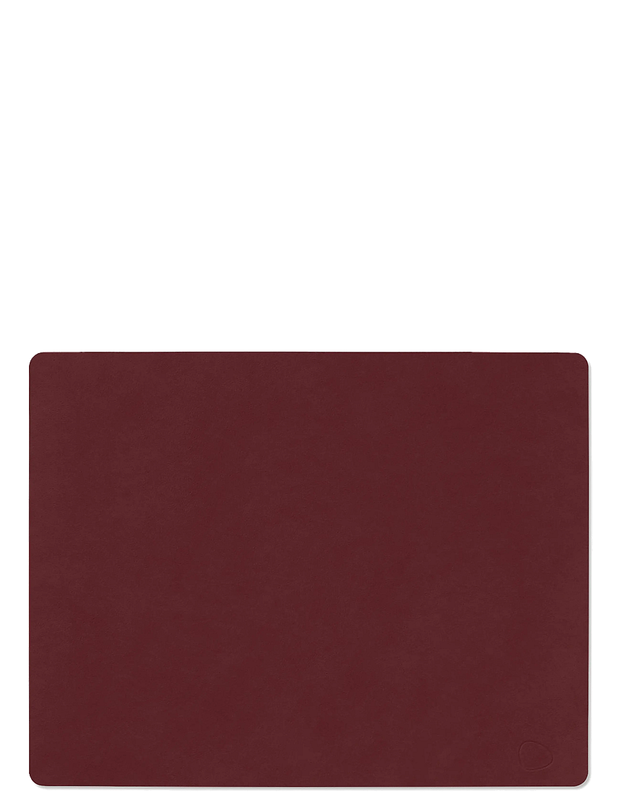 LIND DNA - 4-Set Table Mat Square L Nupo Burgundy - platzdeckchen - burgundy - 2