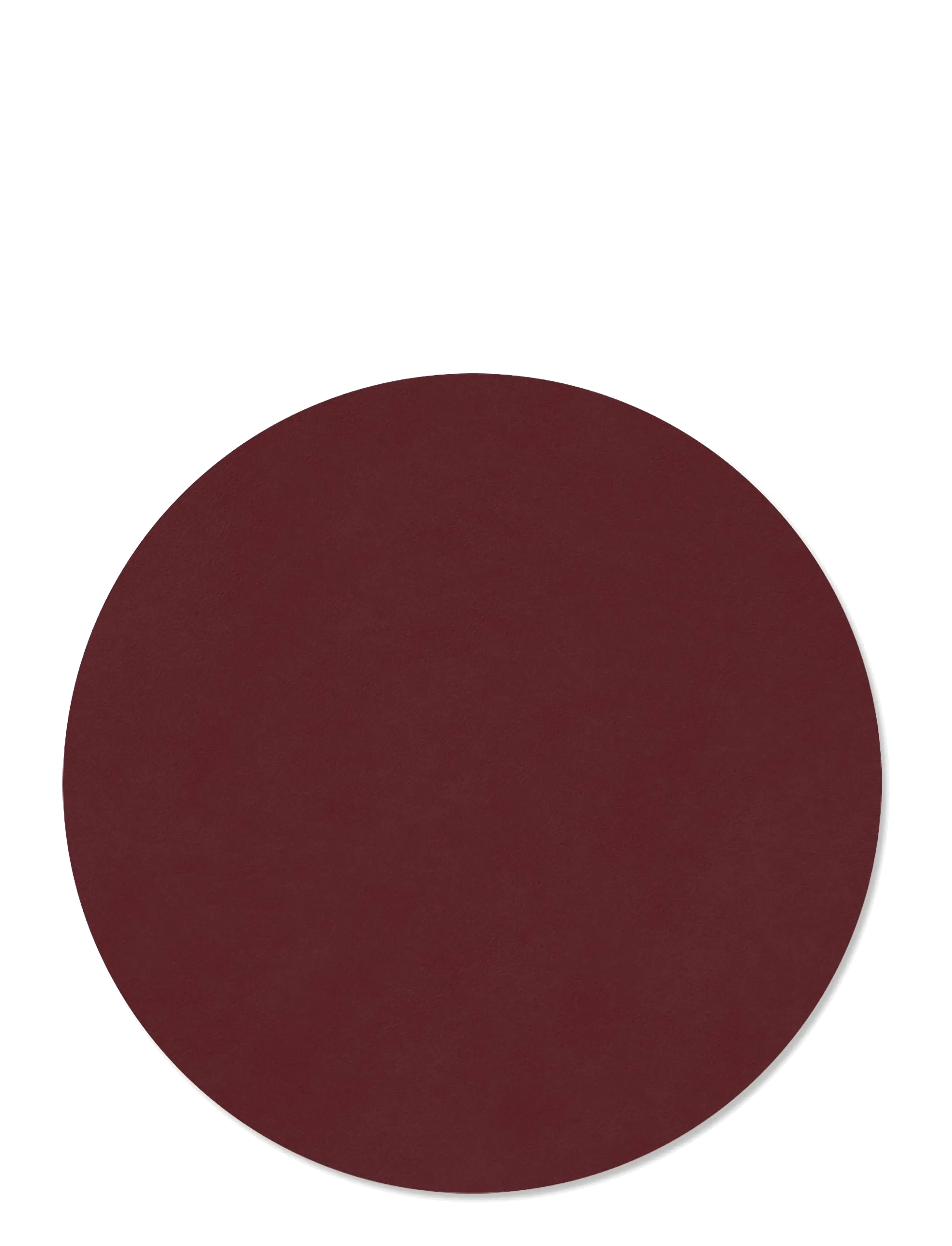 LIND DNA - 4-Set Table Mat Circle L Nupo Burgundy - platzdeckchen - burgundy - 2