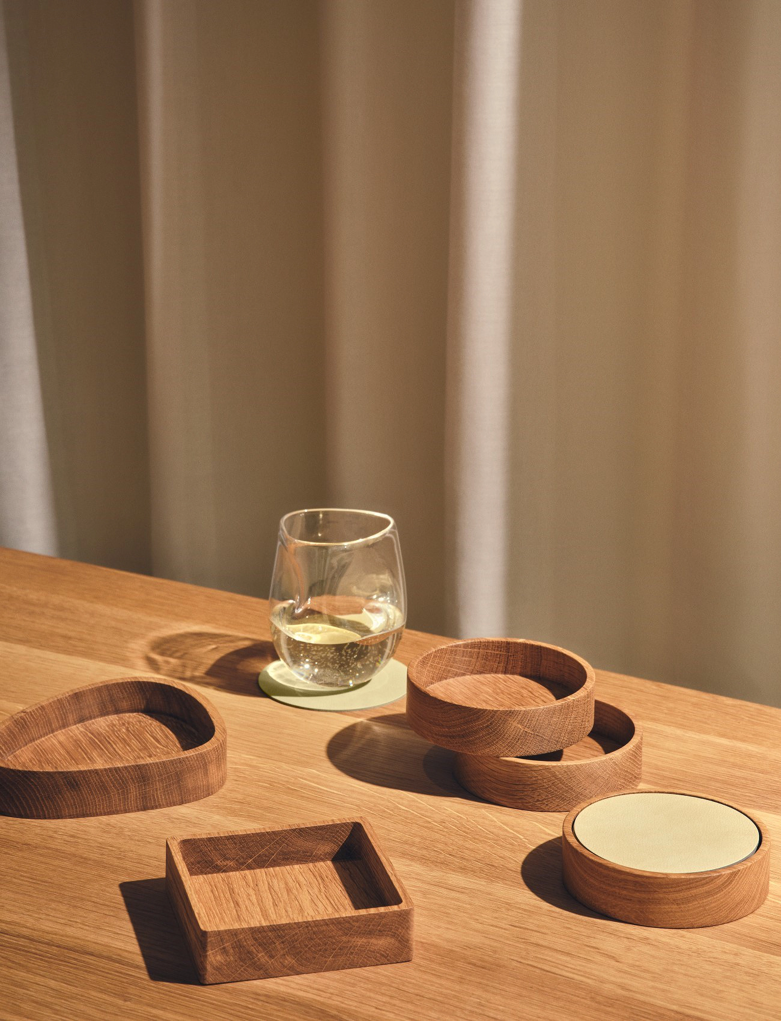 LIND DNA - Wood Box Square S - oak nature - 2