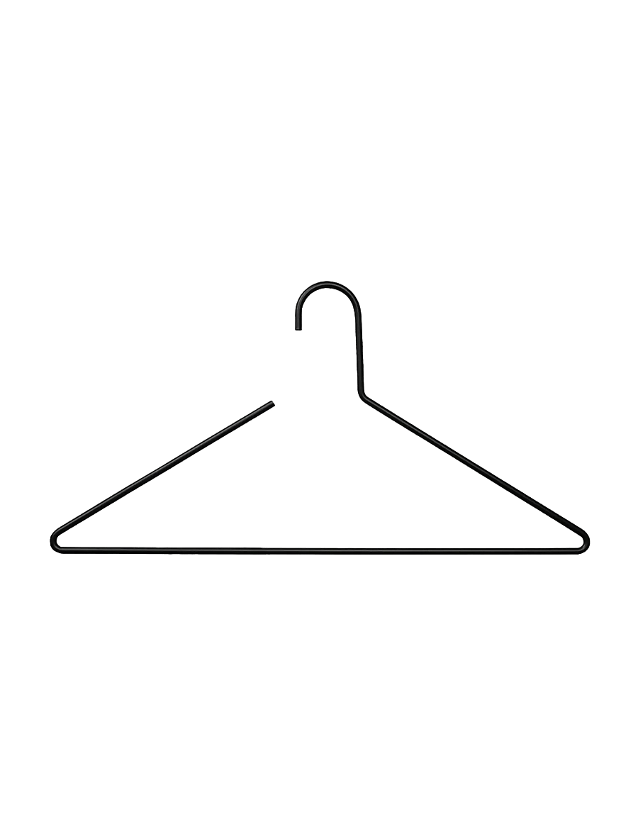 LIND DNA - Slim Hanger - aufhänger - black - 1