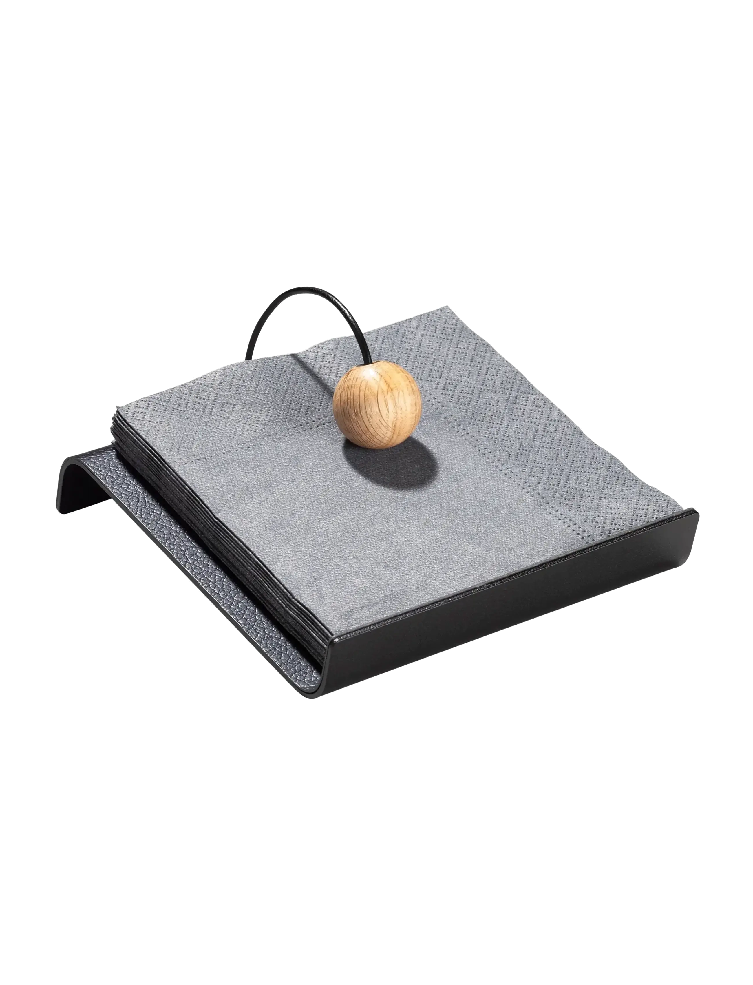 LIND DNA - String Napkin Holder - serviettenringe- & halter - black - 1