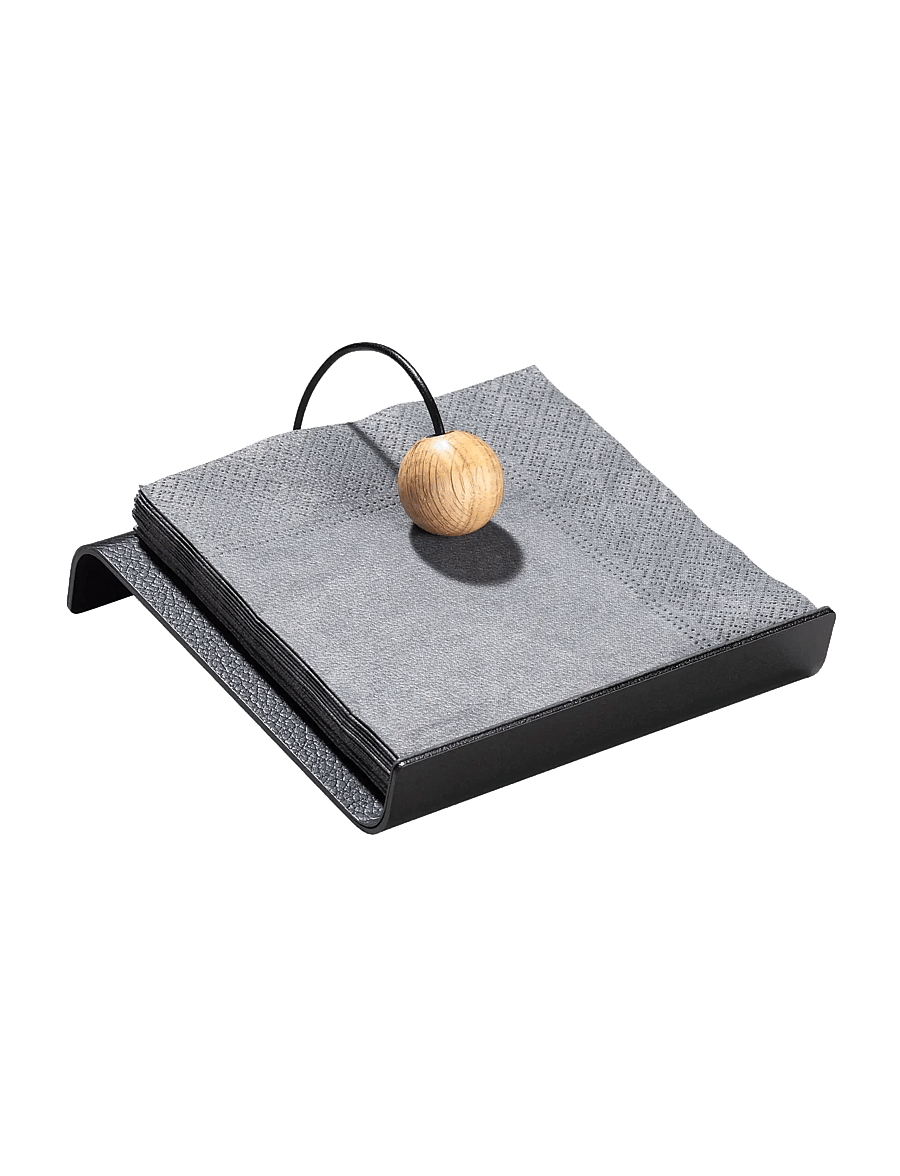 LIND DNA - String Napkin Holder - serviettenringe- & halter - black - 1