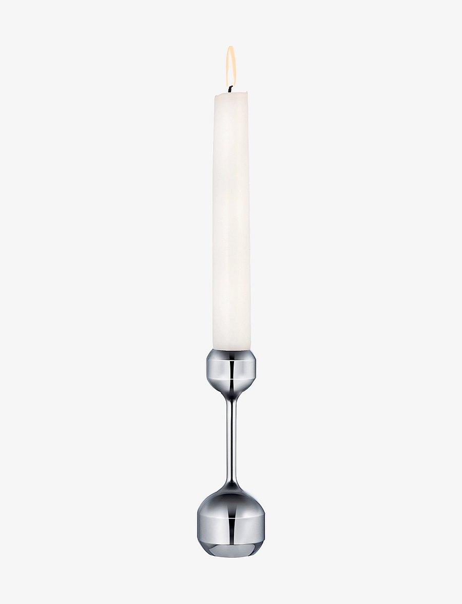 LIND DNA - Silhouette 120 Candle Holder - silver - 0